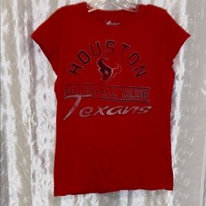NFL Houston Texans 4Her Red Shirt Women’s Size Small 🔥 YB6